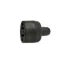 CONTACTO DE HULE OVAL, COLOR NEGRO