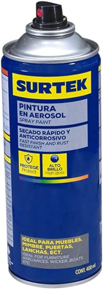 PINTURA EN AEROSOL 400 ML COLOR ALUMINIO