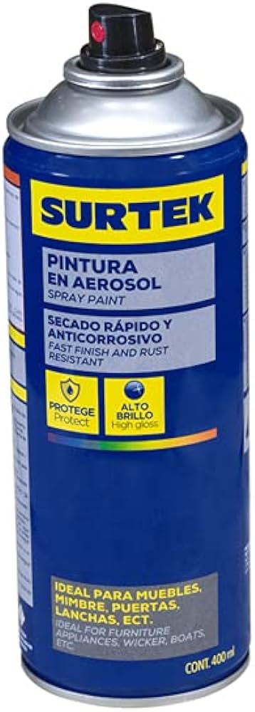 PINTURA EN AEROSOL 400 ML COLOR BLANCO BRILLANTE