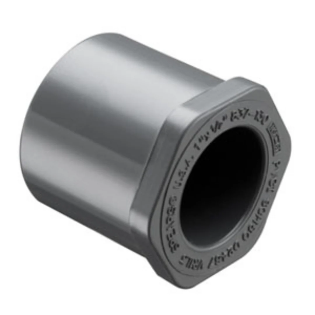 RED BUSH 1 X 1/2" CEM PVC C80