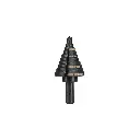 BROCA ESCALONADA OXIDO NEGRO 10 ESCALONES 1/4" A 1-3/8", TRUPER