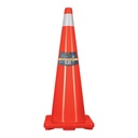 CONO DE PRECAUCION, 90 CM CON REFLEJANTE