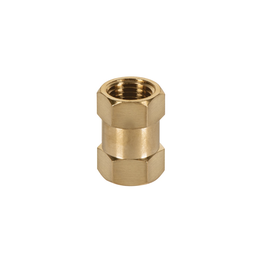 COPLE DE LATON, TIPO FF, CUERDA 1/4 NPT, TRUPER