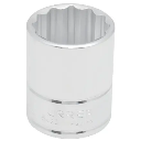 DADO CUADRO DE 1/2", 12 PUNTAS, EN PULGADAS, 15/16"