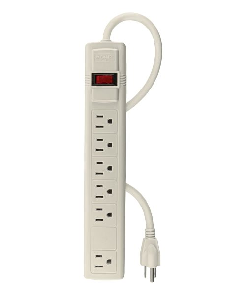 MULTICONTACTO 16 AWG USO RUDO CON 6 ENTRADAS, VOLTECK