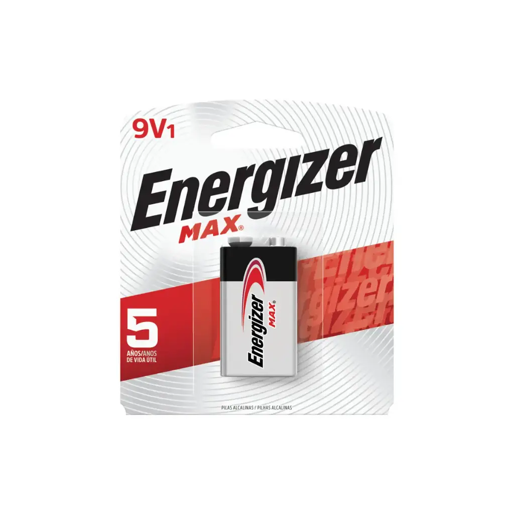 PILA ALCALINA 9V CUADRADA ENERGIZER MAX BLISTER