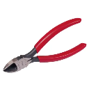 PINZA PARA ELECTRICISTA CON MANGO RUBBER GRIP DE 4-3/16" CORTE DIAGONAL