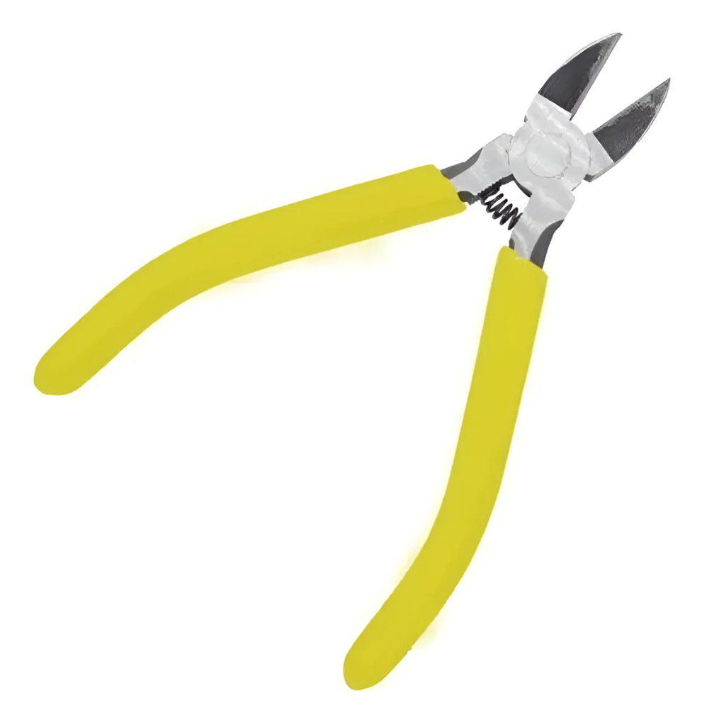 PINZAS DE CORTE ANGULAR  4"  DAXOR AMARILLA