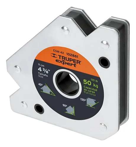 [102861] ESCUADRA MAGNETICA PARA SOLDAR DE 4-3/8' CARGA 50 KG, EXPERT