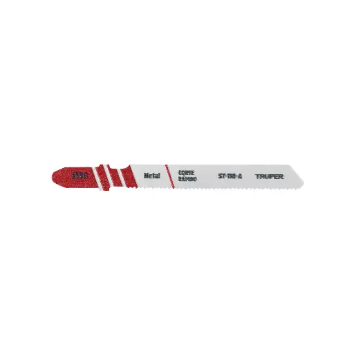 [18128] BLISTER CON 5 SEGUETAS 21 DPP ZANCO 'T' CORTE RECTO METAL