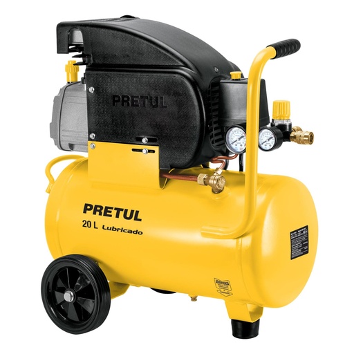 [23065] COMPRESOR LUBRICADO, 20L, 2-1/2HP, HORIZONTAL, 127V, PRETUL
