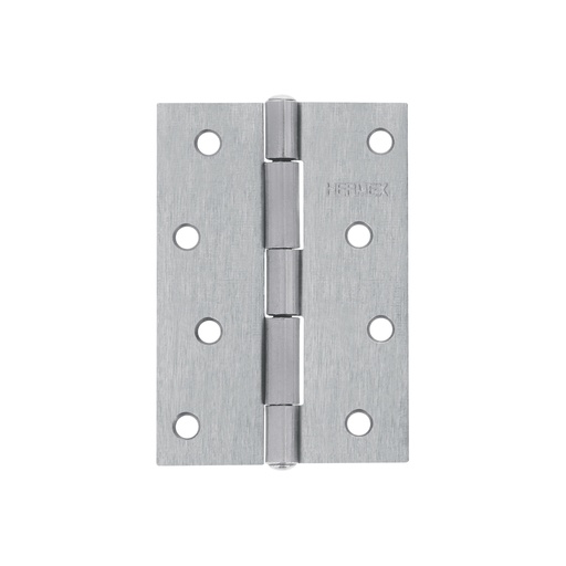 [43191] BISAGRA RECTANGULAR 4' ACERO PULIDO, HERMEX