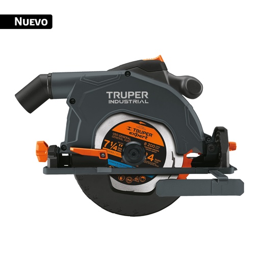 [103740] SIERRA CIRCULAR 7-1/4' 1900W, TRUPER INDUSTRIAL