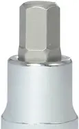 [4990-3/16L] DADO CON PUNTA HEXAGONAL EXTRA LARGA CUADRO DE 3/8", 6 PUNTAS, EN PULGADAS, 3/16"