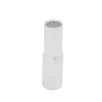 [5312M] DADO LARGO CUADRO DE 1/2", 12 PUNTAS, METRICO, 12 MM