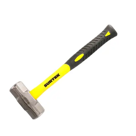 [MARR2FV] EN MARRO OCTAGONAL CABEZA FORJADA CON MANGO CORTO DE FIBRA DE VIDRIO 12", 2 LB