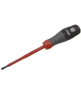 [9713B] DESTORNILLADOR CON MANGO BIMATERIAL 1000 V, PUNTA PLANA 3/32" X 3"