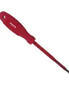 [9713A] DESTORNILLADOR ROJO 1000 V, PUNTA PLANA 1/8" X 3"