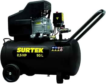 [COMP550B] COMPRESOR DE AIRE ELECTRICO LUBRICADO 50L, 2.5HP, 127V