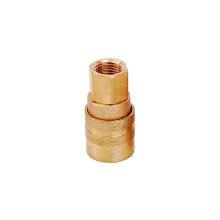 [108125] COPLE DE BRONCE DE CONEXION RAPIDA 1/4" NPT, HEMBRA