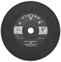 [123327] DISCO ABRASIVO TIPO 27 PARA METAL, 9" X 1/8"