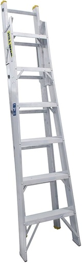 [EC15] ESCALERA CONVERTIBLE TIPO II DE ALUMINIO CON 15 PELDAÑOS