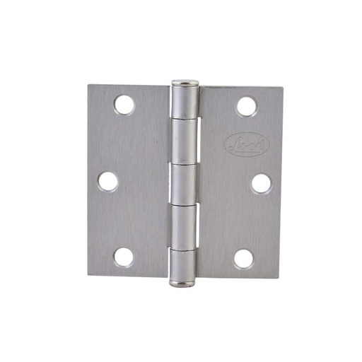 [LBC30NS] BISAGRA CUADRADA PERNO SUELTO DE ACERO NIQUEL SATINADO 3" X 3"