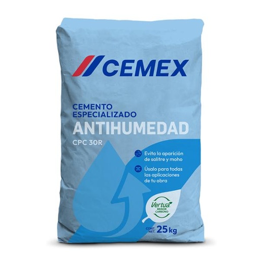 [226188] CEMENTO GRIS CPC 30R ANTIHUMEDAD 25KG