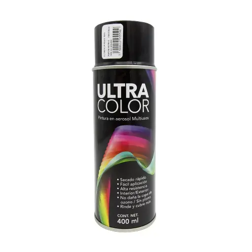 [E5 206] PINTURA EN AEROSOL 400 ML NEGRO MATE