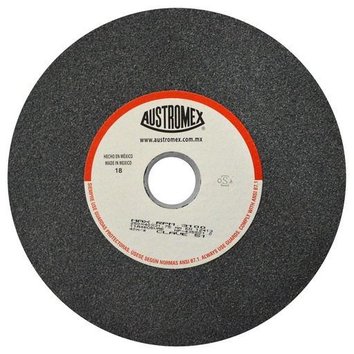 [51] PIEDRA ABRASIVA T-1 10"X1.1/2"X1.1/4" G46 GRIS MEDIO USO GRAL-METAL-ESMERILAR-AFILAR-H.FORJ