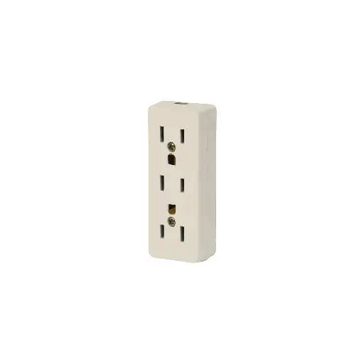 [46813] MULTICONTACTO TRIPLE PARA EXTENSION, 2 POLOS + TIERRA