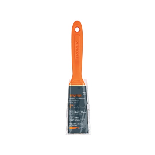 [14481] BROCHA PROFESIONAL DE 1' CON MANGO DE PLASTICO, TRUPER