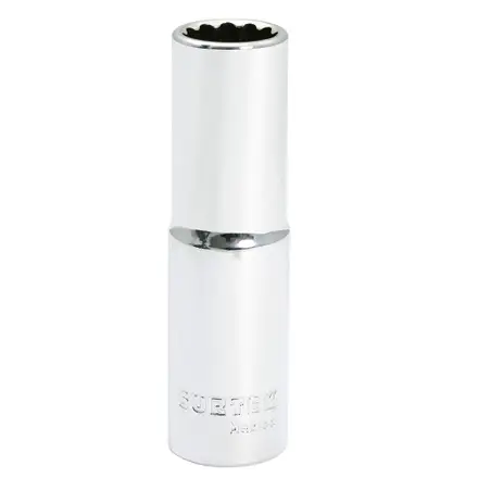 [F5820L] DADO LARGO CUADRO DE 1/2", 12 PUNTAS, EN PULGADAS, 5/8"