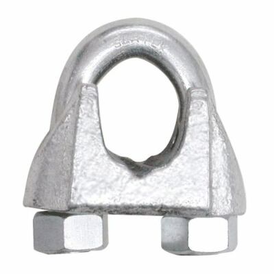 [PER3] PERRO DE HIERRO MALEABLE PARA CABLE DE ACERO 1/4"