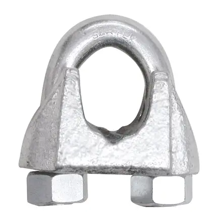 [PER10] PERRO DE HIERRO MALEABLE PARA CABLE DE ACERO 3/4"