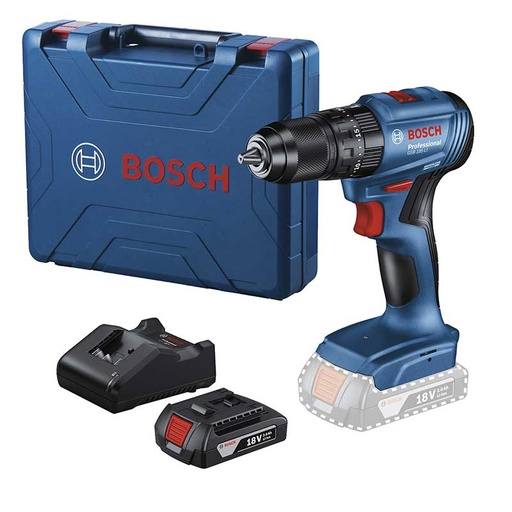 [GSB 185-LI] TALADRO ATORNILLADOR INALAMBRICO 1/2" 18 V VVR 0–500/0–1900 RPM 21-50NM 1BAT(GSB 185-LI)