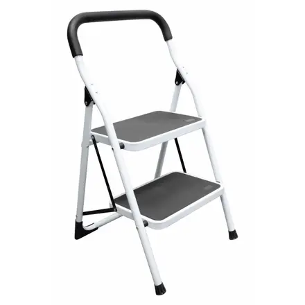 [ETT2] ESCALERA PLEGABLES TIPO TABURETE DE ACERO CON 2 PELDAÑOS SURTEK