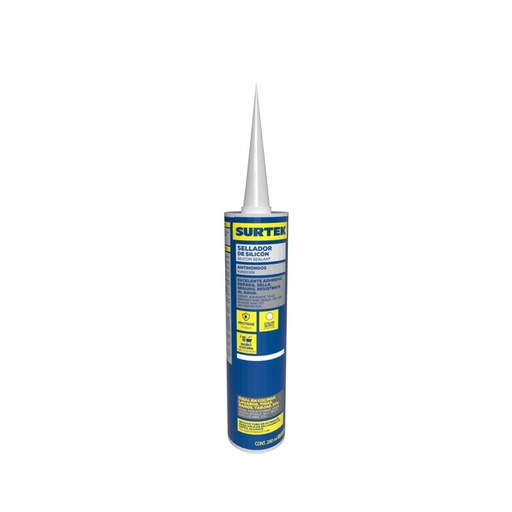 [113452] SILICON PARA BAÑO Y COCINA, COLOR BLANCO, 280 ML