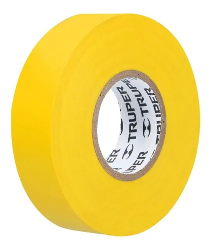 [12503] CINTA DE AISLAR DE 18 M X 19 MM, AMARILLA, TRUPER