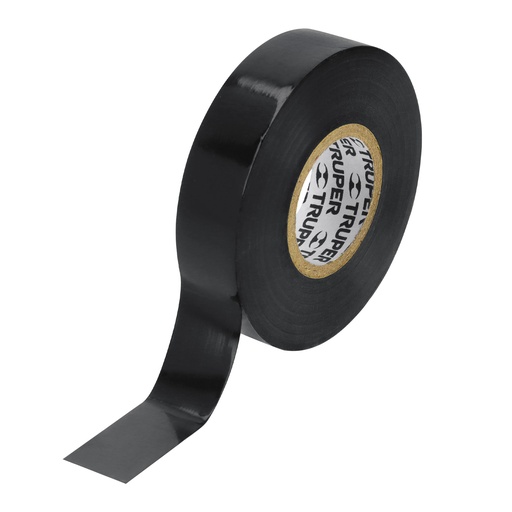 [12500] CINTA DE AISLAR DE 18 M X 19 MM, NEGRA, TRUPER