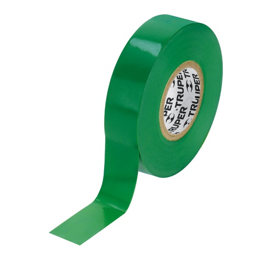 [12502] CINTA DE AISLAR DE 18 M X 19 MM, VERDE, TRUPER