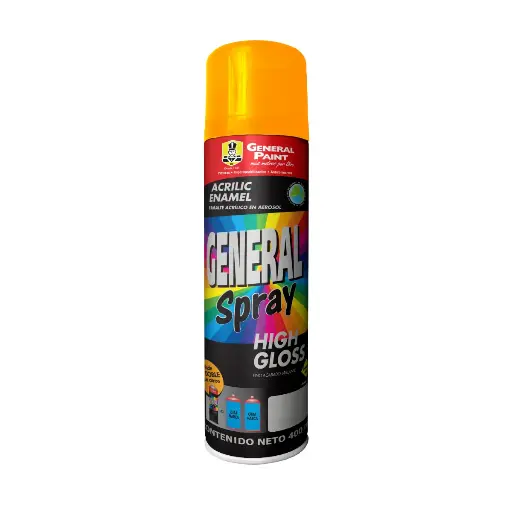 [A2306] AEROSOL GENERAL PAINT AMARILLO ORO