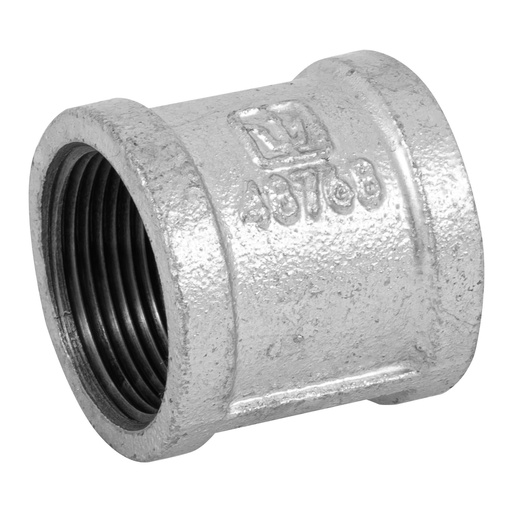 [48768] COPLE REFORZADO DE ACERO GALVANIZADO DE 1-1/4', FOSET