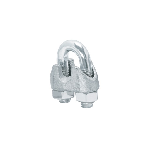 [44084] BLISTER CON 2 NUDOS (PERROS) DE HIERRO PARA CABLE DE 1/4'