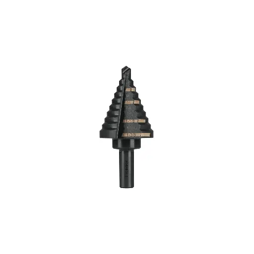 [12126] BROCA ESCALONADA OXIDO NEGRO 10 ESCALONES 1/4" A 1-3/8", TRUPER