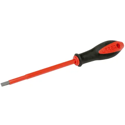 [9714B] DESTORNILLADOR CON MANGO BIMATERIAL 1000 V, PUNTA PLANA 5/32" X 4"