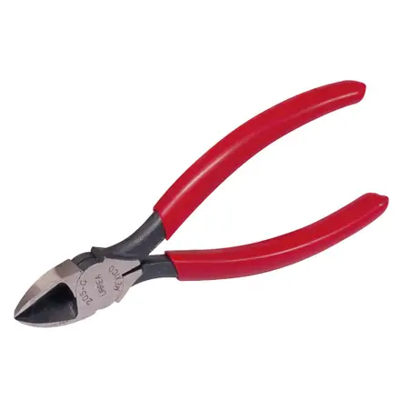 [204G] PINZA PARA ELECTRICISTA CON MANGO RUBBER GRIP DE 4-3/16" CORTE DIAGONAL
