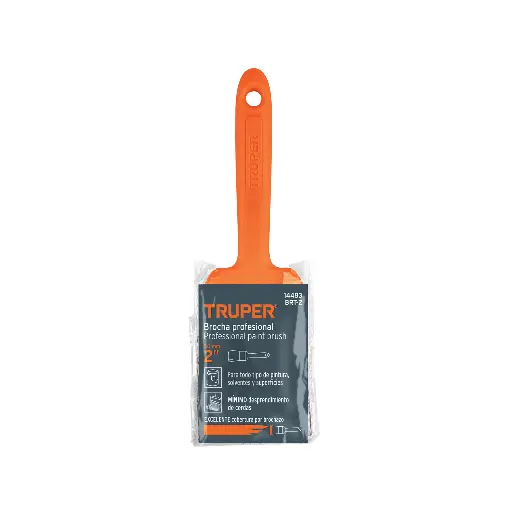 [14483] BROCHA PROFESIONAL DE 2' CON MANGO DE PLASTICO, TRUPER